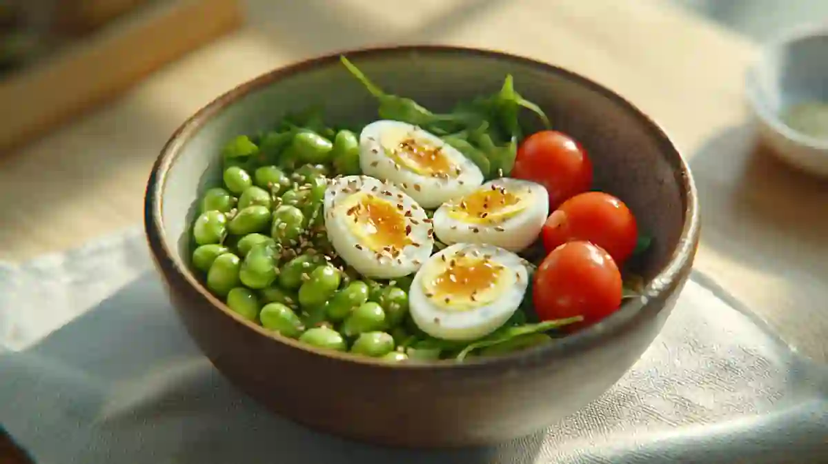 Edamame Egg Recipes Salad (1) Edamame Egg Recipes Salad (1)