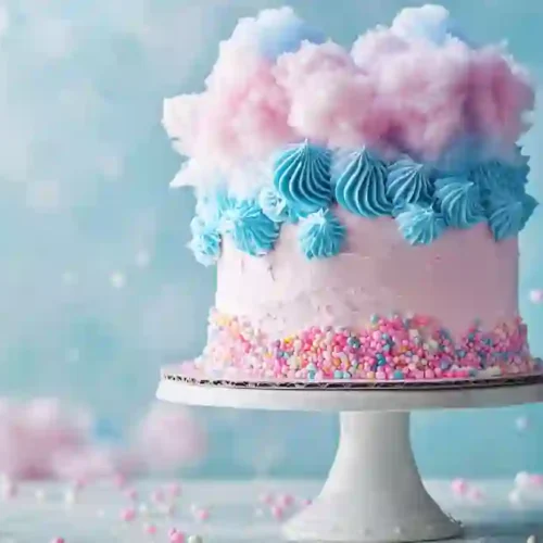 Cotton Candy Cake (1)