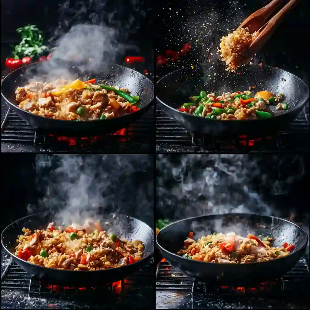 Fried Rice With Frozen Vegetables Fried Rice With Frozen Vegetables