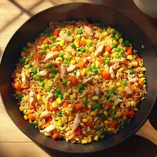 Fried Rice With Frozen Vegetables (1)