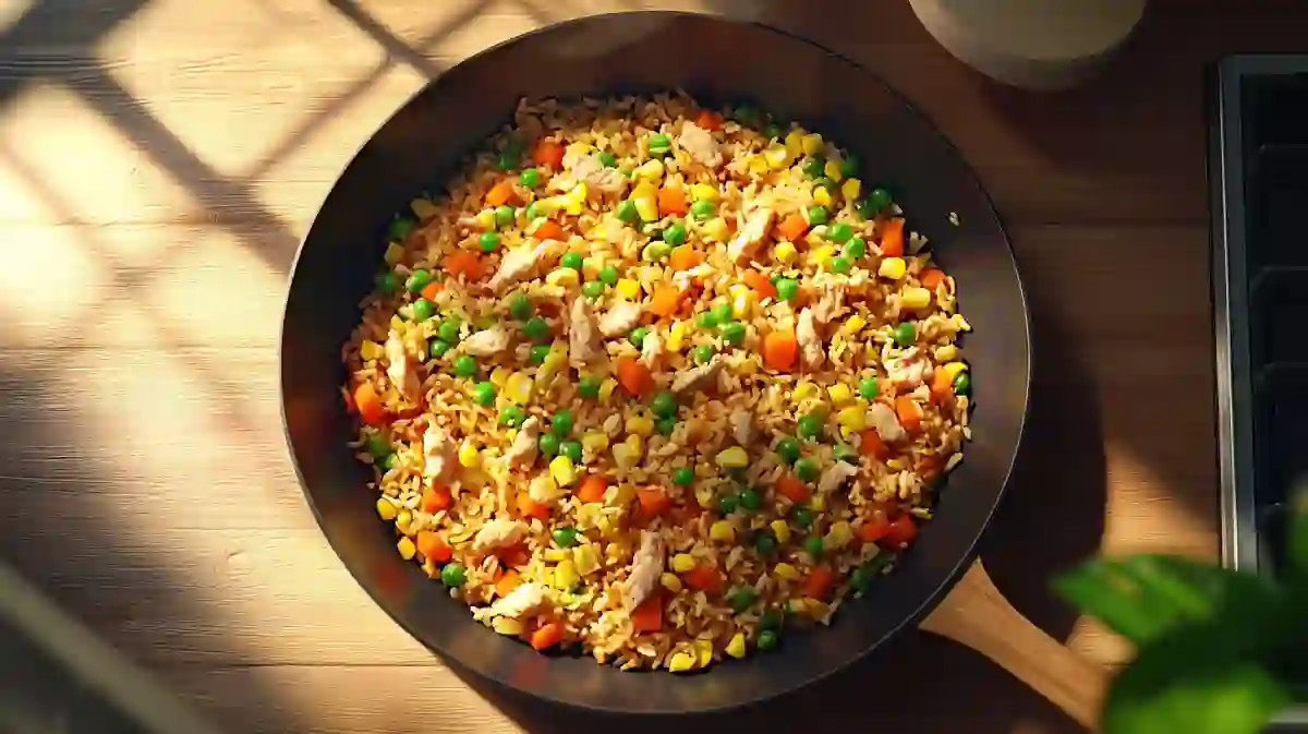 Fried Rice With Frozen Vegetables (1) Fried Rice With Frozen Vegetables (1)