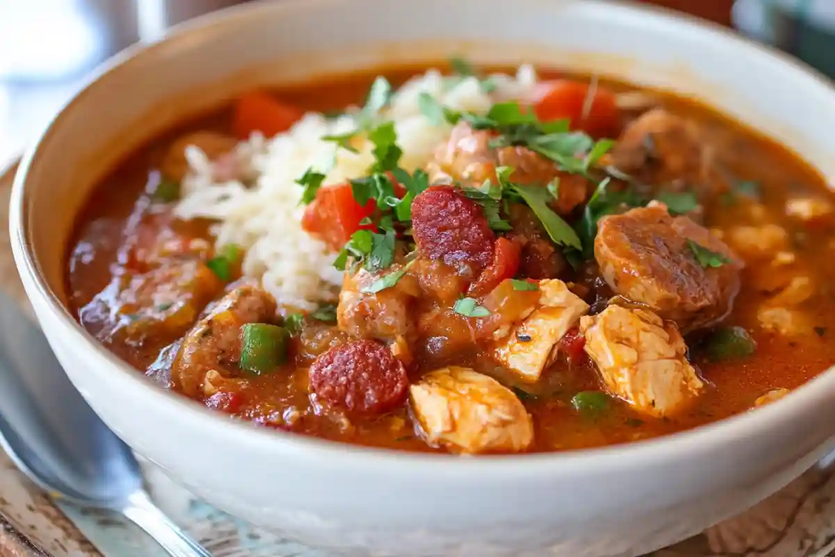 Chicken And Sausage Gumbo