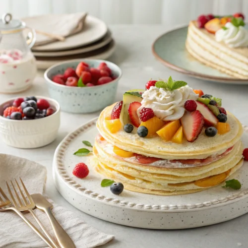 Japanese crepe cake recipe