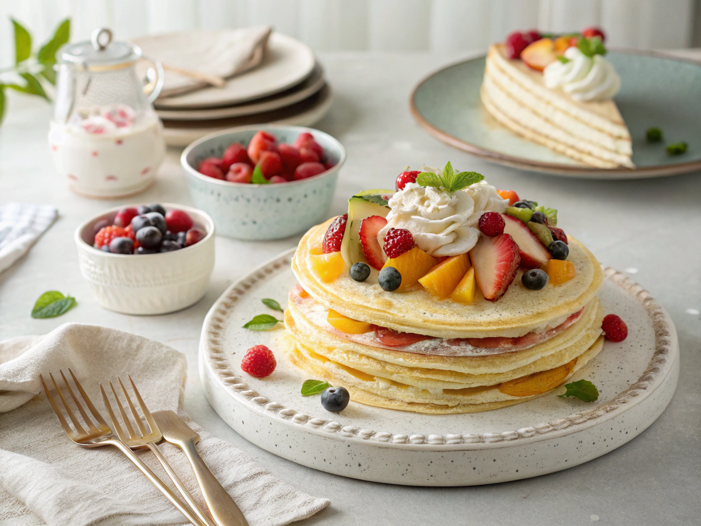 Japanese crepe cake recipe