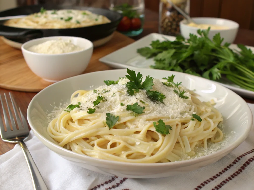 homemade alfredo sauce