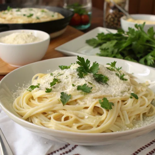 homemade alfredo sauce