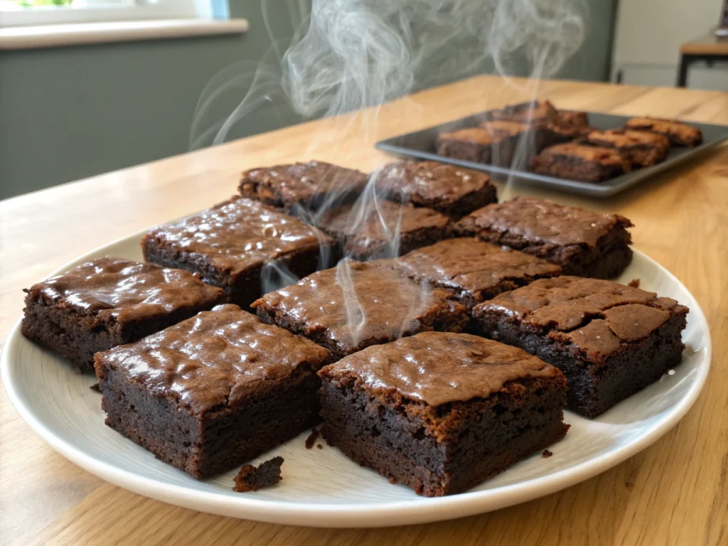 homemade brownies