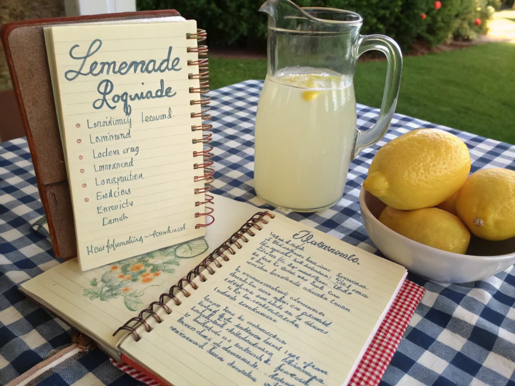 homemade lemonade recipe