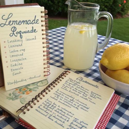 homemade lemonade recipe