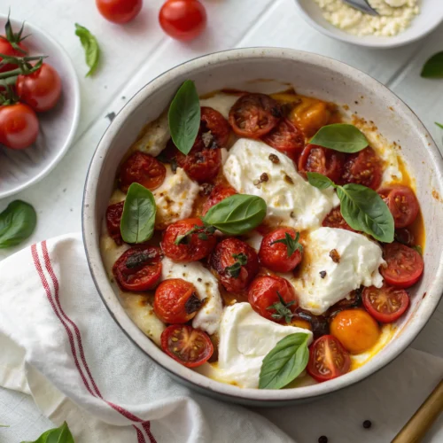 roasted tomato burrata dip