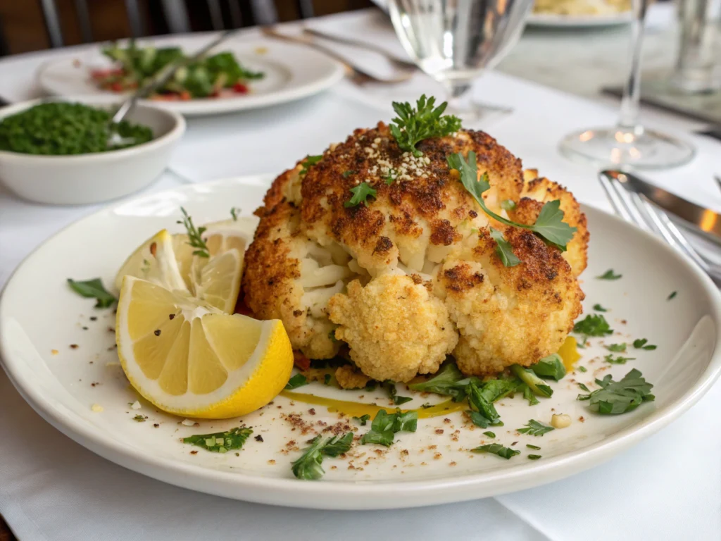 crispy cauliflower