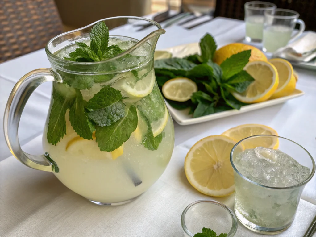 mint lemonade