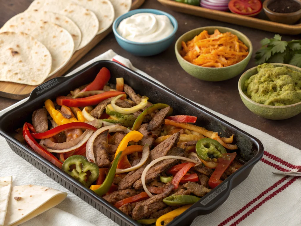 sheet-pan fajitas