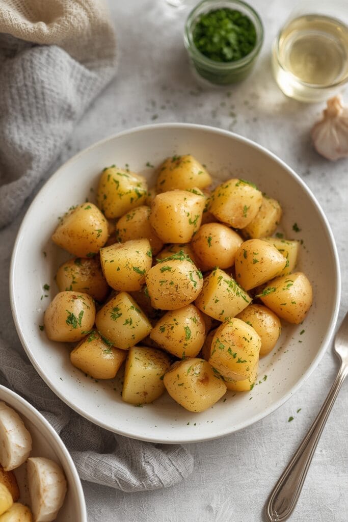 GARLIC POTATOES