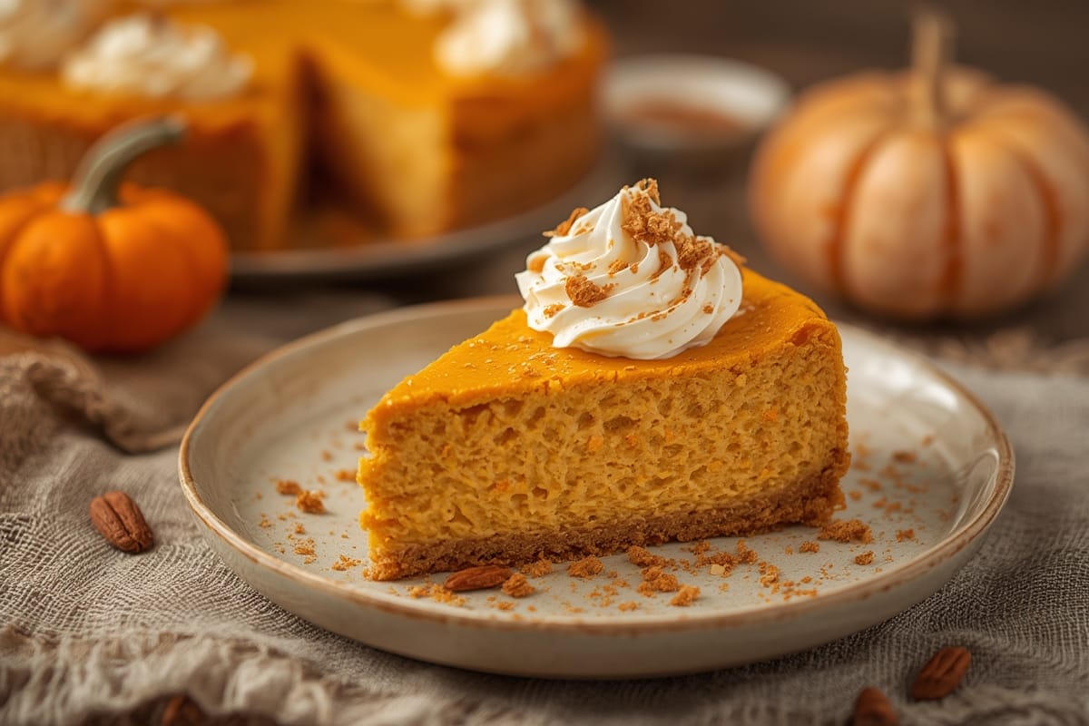 PUMPKIN CHEESECAKE