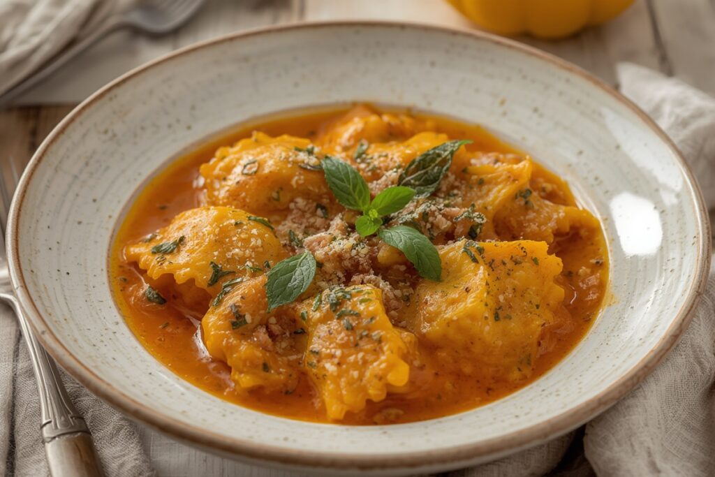 PUMPKIN RAVIOLI