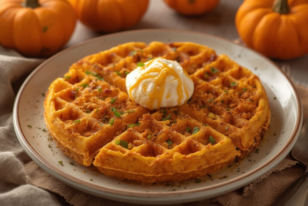 PUMPKIN WAFFLES