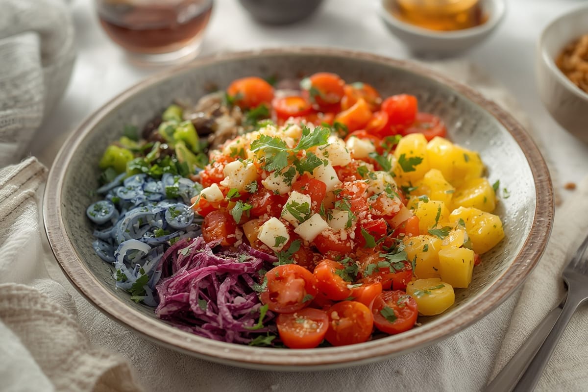 Rainbow Salad Recipe: A Vibrant Bowl of Flavor and Nutrition