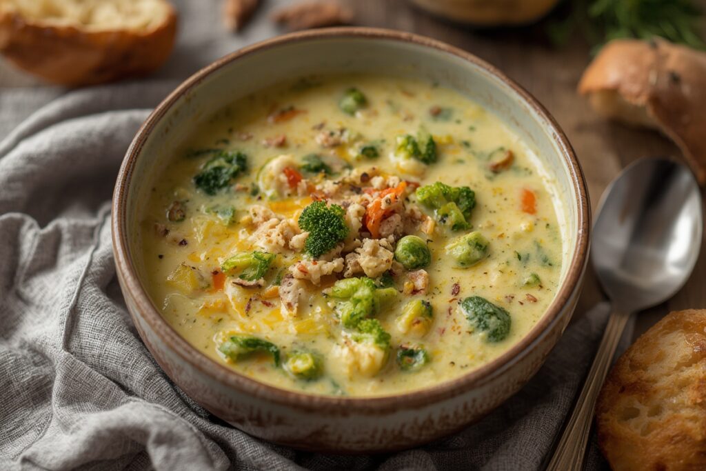 BROCCOLI CHEDDAR SOUP