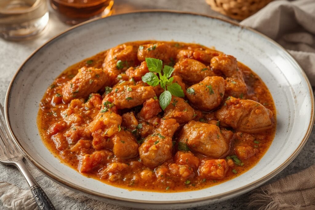 CHICKEN SAUSAGE JAMBALAYA