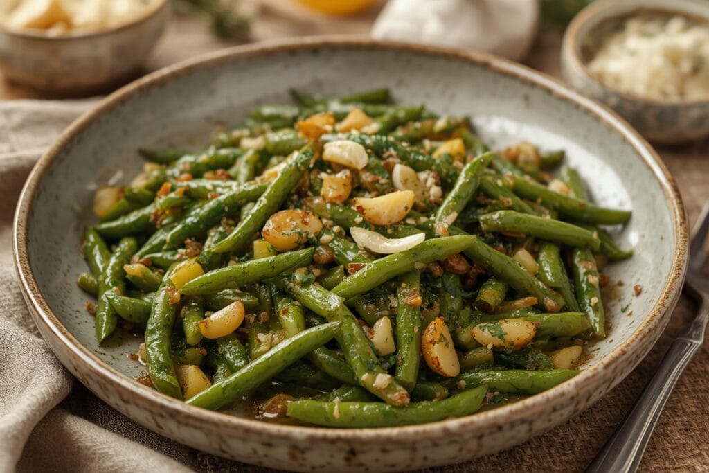 GARLIC GREEN BEANS