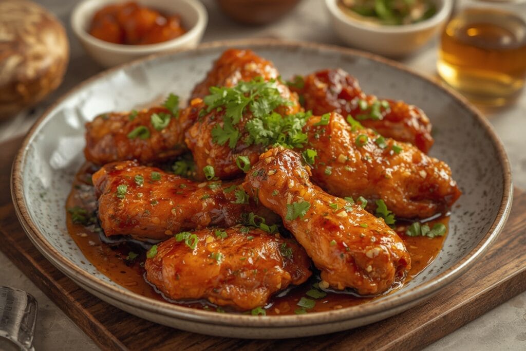 HONEY GARLIC WINGS