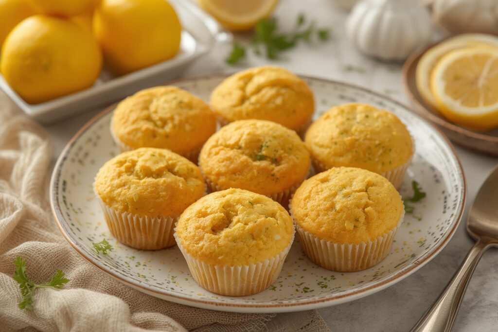 LEMON POPPY MUFFINS