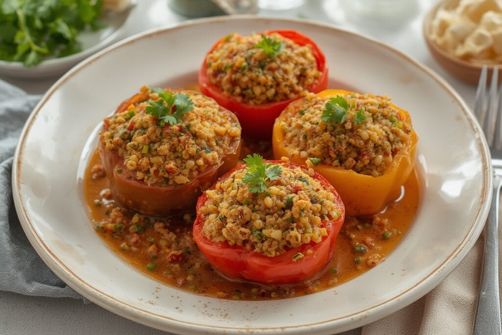 QUINOA STUFFED PEPPERS