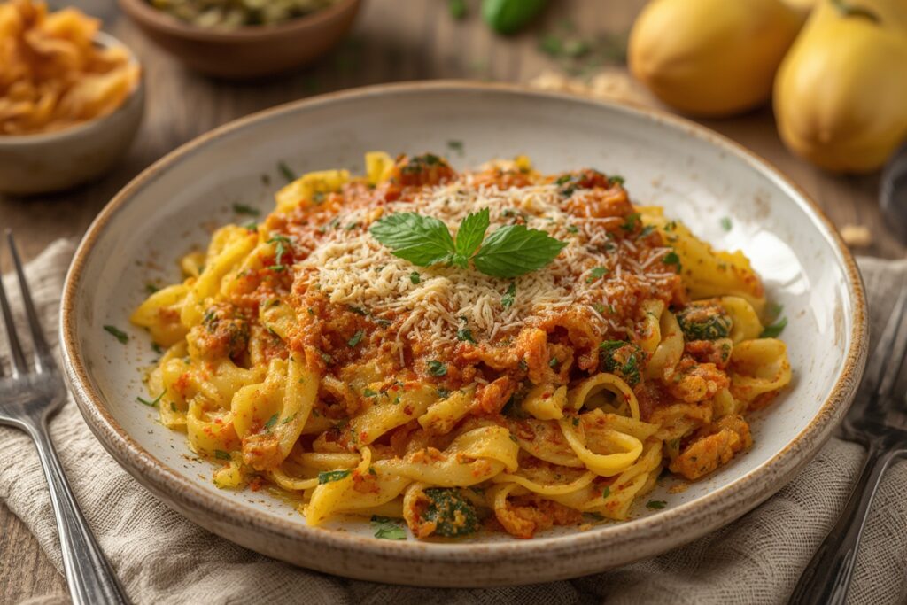 SPAGHETTI SQUASH CASSEROLE