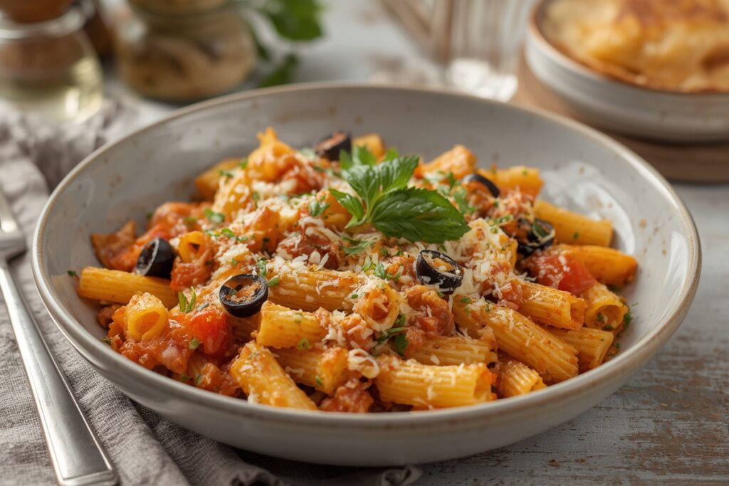 EASY PASTA BAKE
