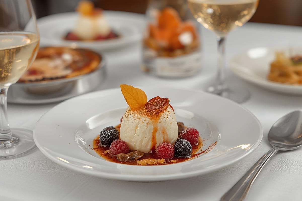 Single Serve Desserts on rustic table