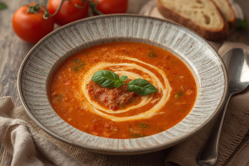 TOMATO BASIL SOUP