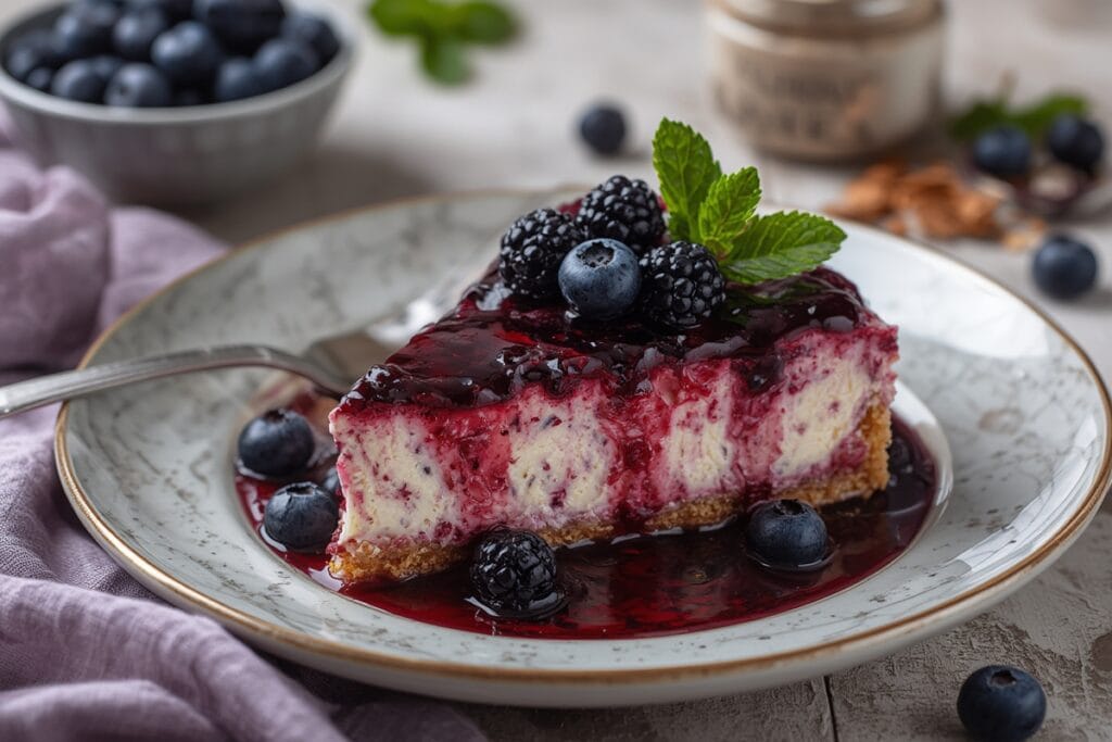 BLUEBERRY CHEESECAKE
