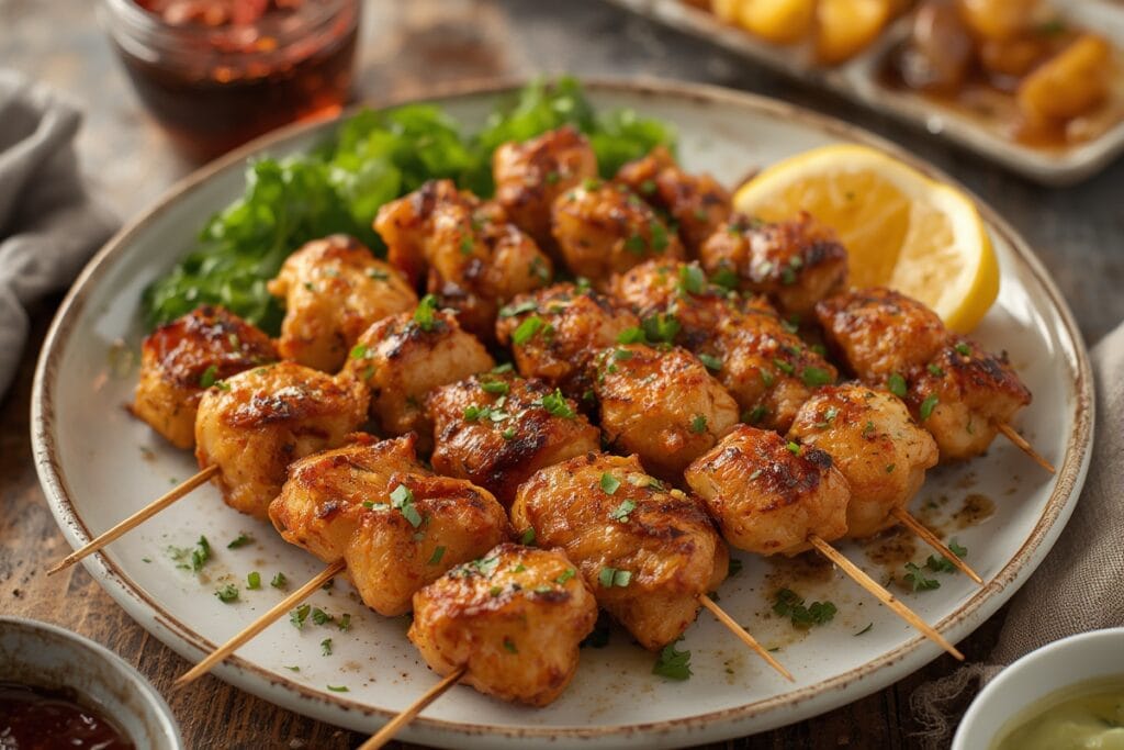 CHICKEN SKEWERS