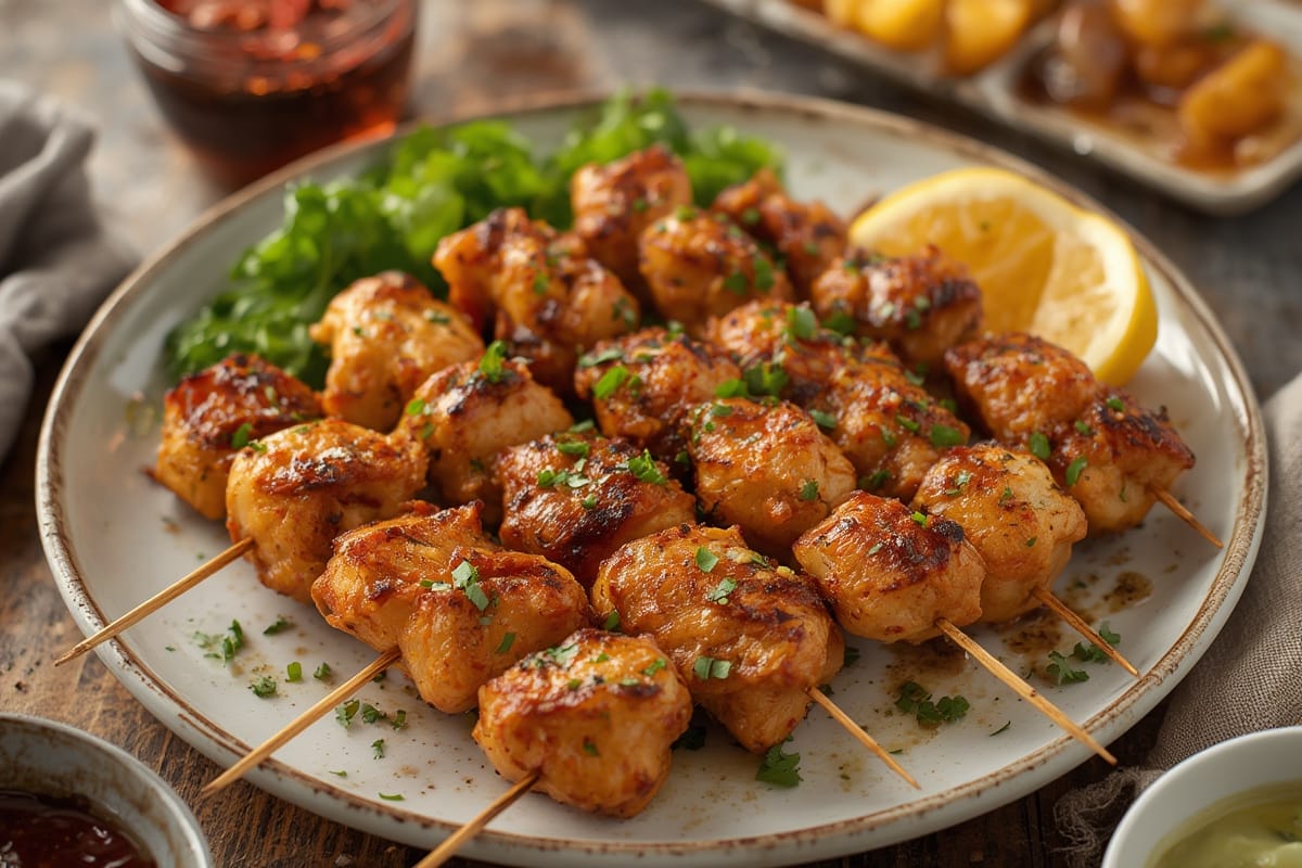 CHICKEN SKEWERS