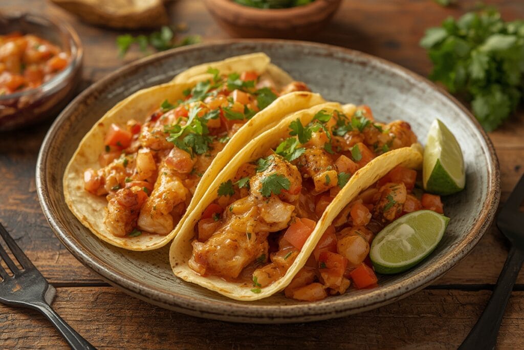 CHICKEN TACOS