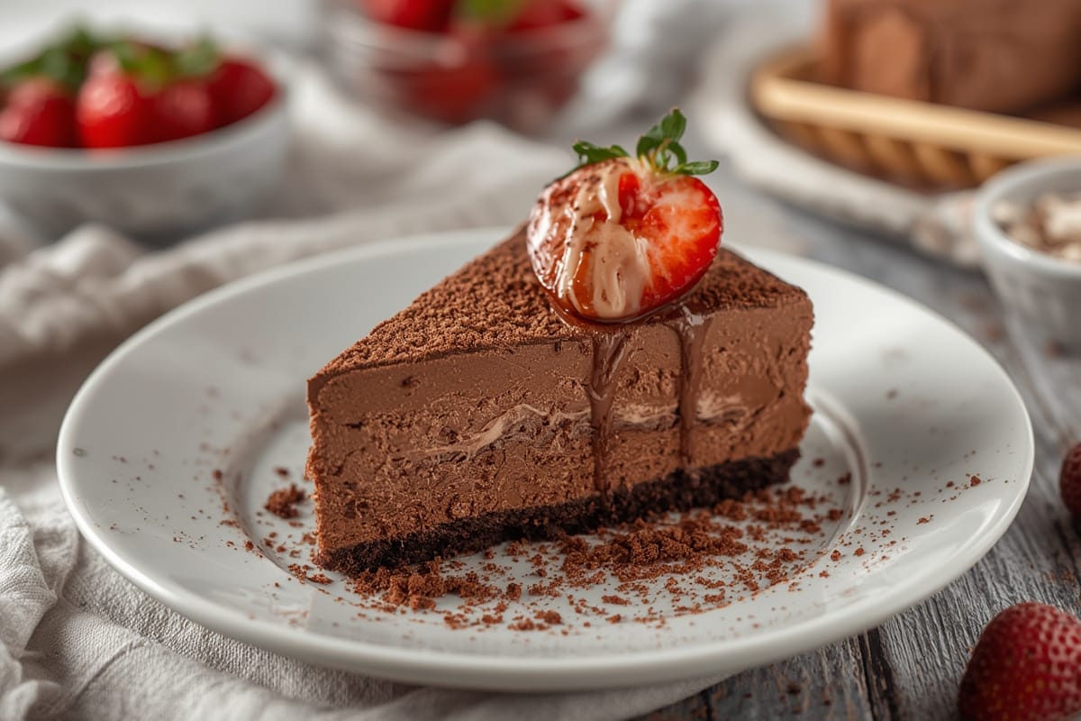 CHOCOLATE CHEESECAKE