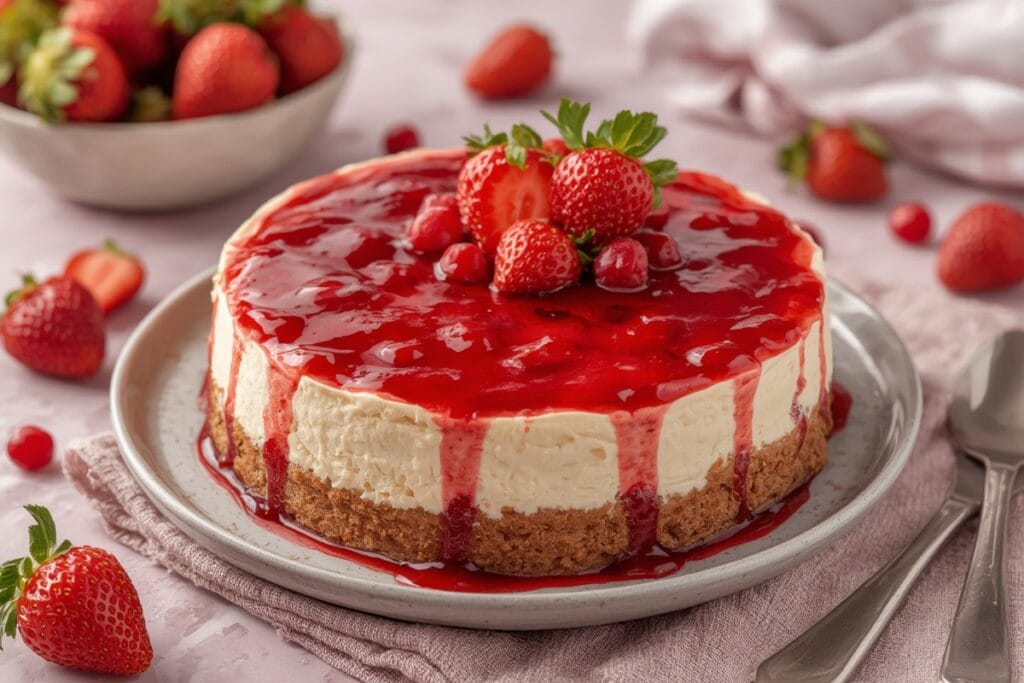 STRAWBERRY CHEESECAKE
