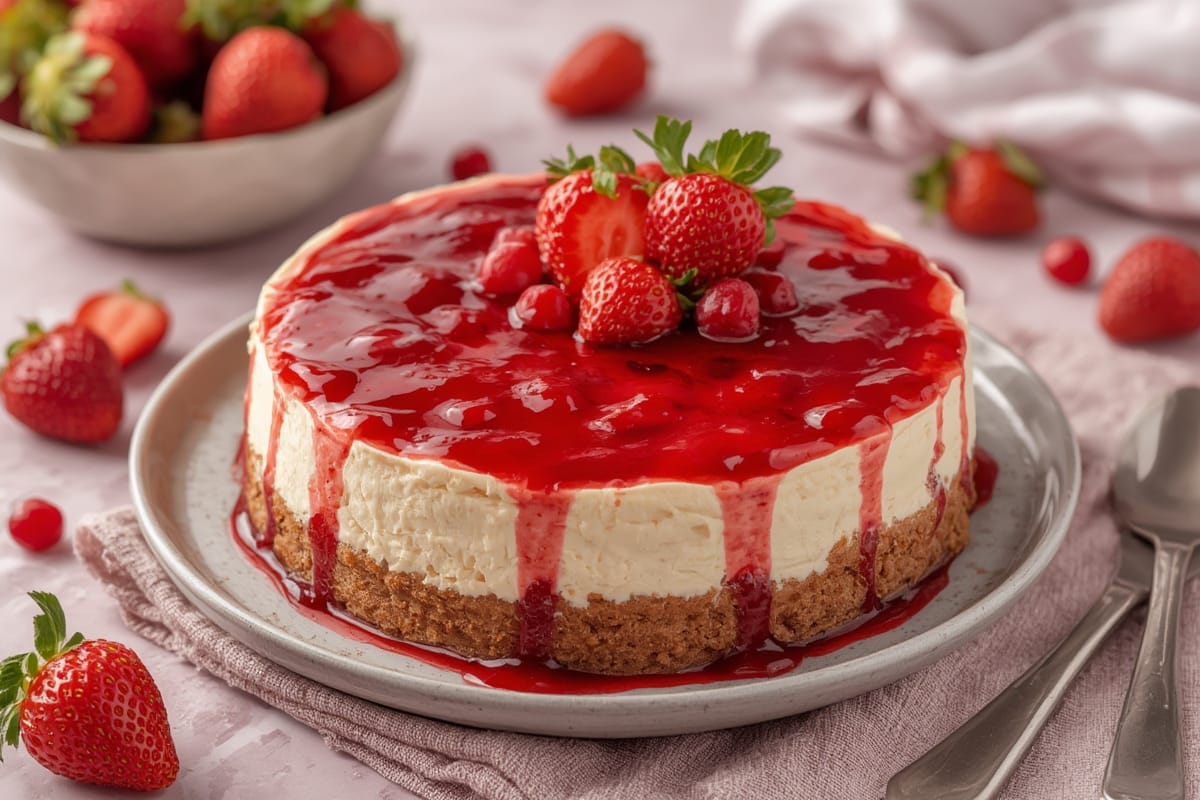 STRAWBERRY CHEESECAKE